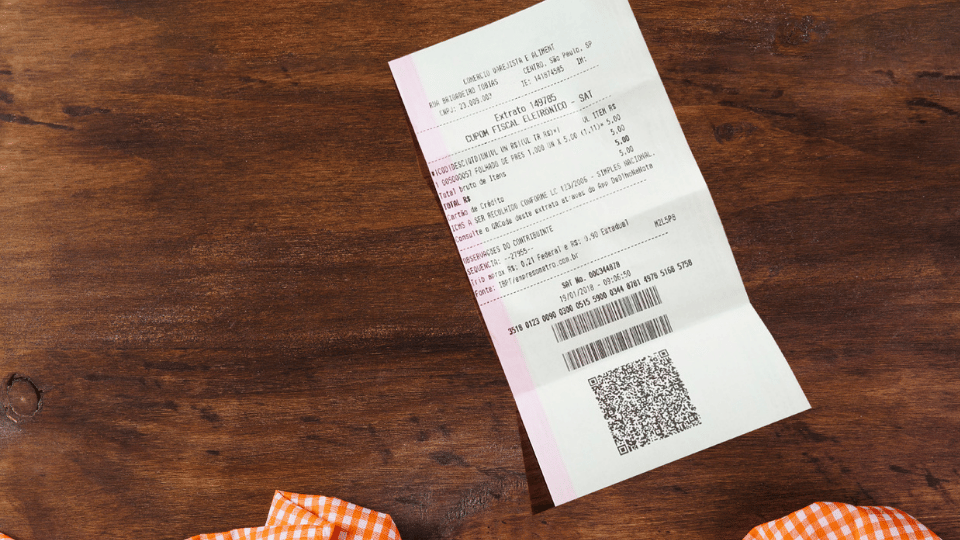 Recibo, Nota Fiscal e Cupom Fiscal