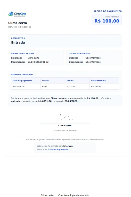 PDF de Recibo interaUp