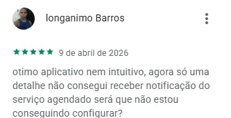 Avaliação na Play Store